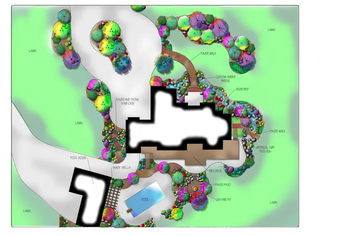 Residential landscape design in Logan, UT